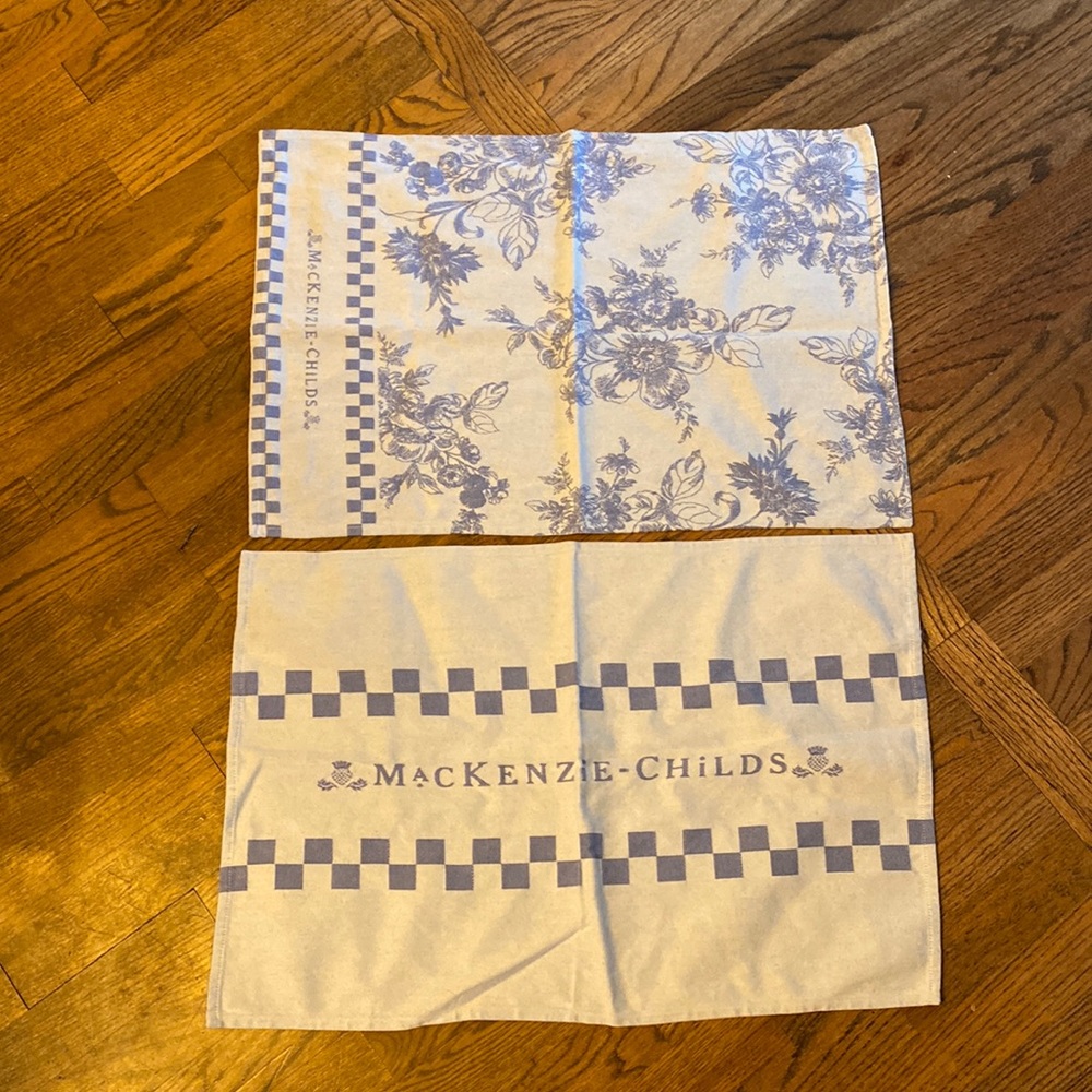 Pair of MacKenzie-Child’s Dishtowels
